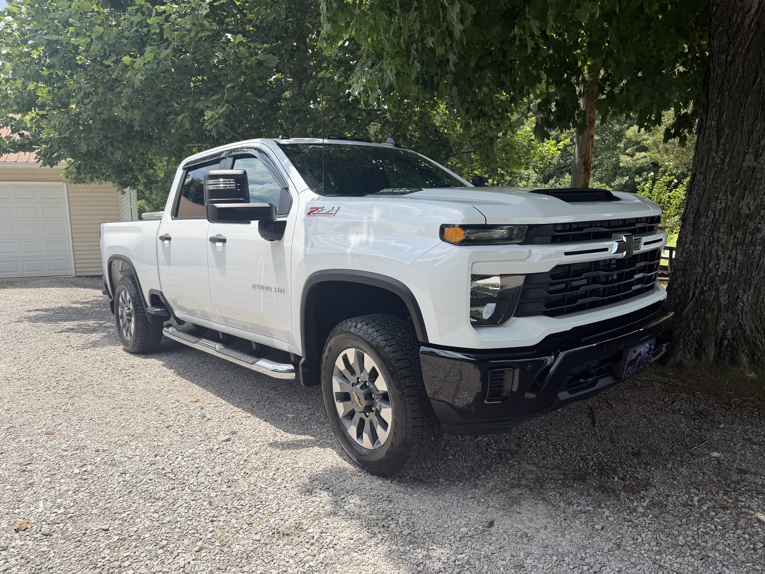 Detailed white Chevrolet truck